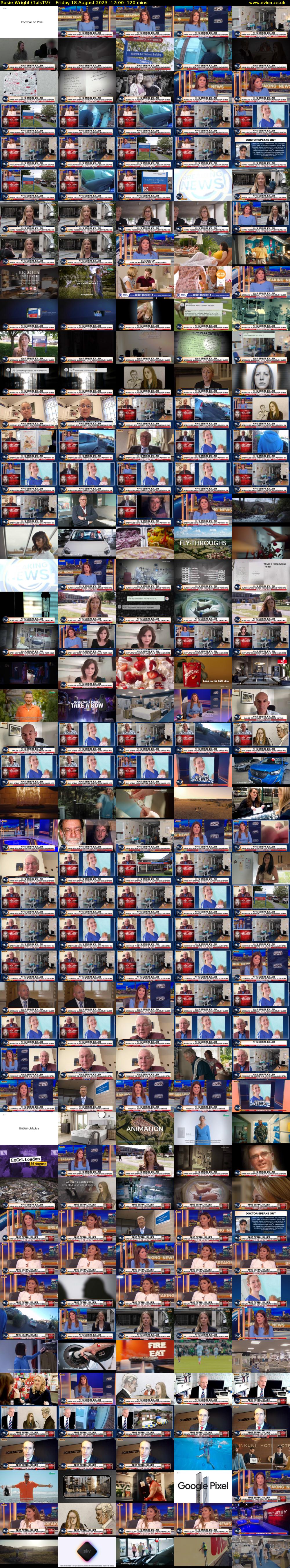 Rosie Wright (TalkTV) Friday 18 August 2023 17:00 - 19:00