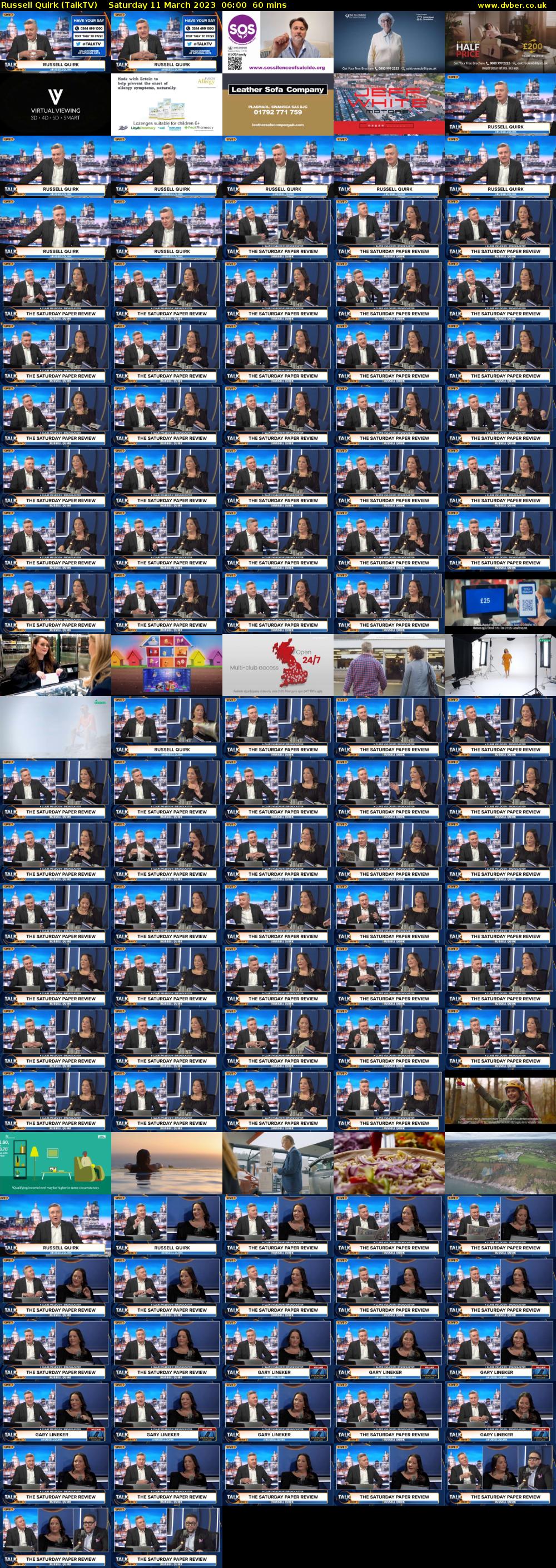 Russell Quirk (TalkTV) Saturday 11 March 2023 06:00 - 07:00