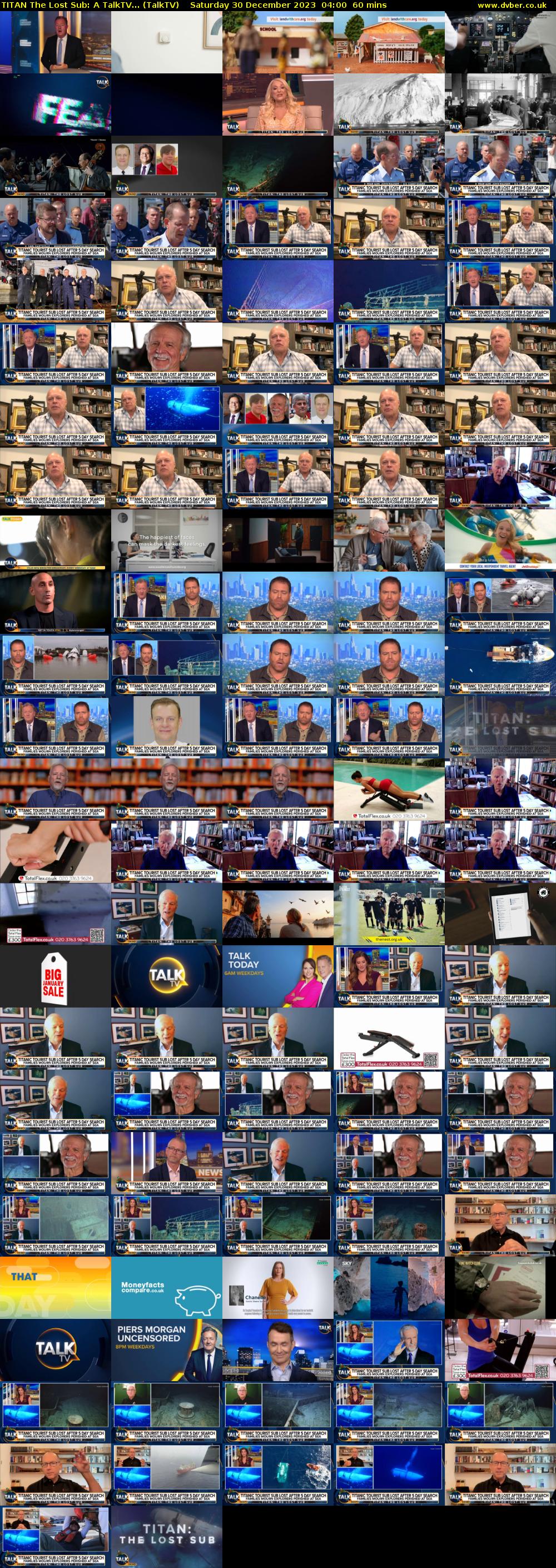 TITAN The Lost Sub: A TalkTV... (TalkTV) Saturday 30 December 2023 04:00 - 05:00