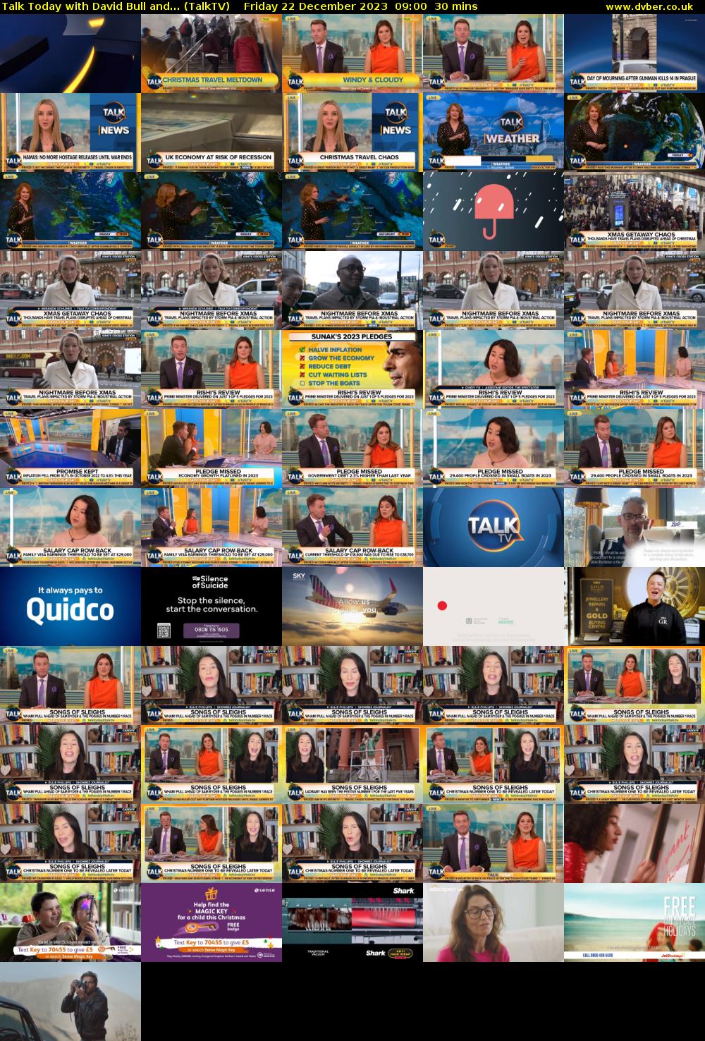 Talk Today with David Bull and... (TalkTV) Friday 22 December 2023 09:00 - 09:30
