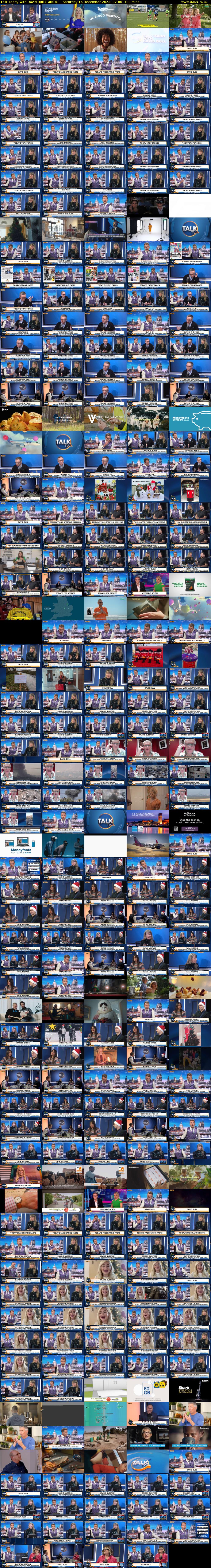 Talk Today with David Bull (TalkTV) Saturday 16 December 2023 07:00 - 10:00