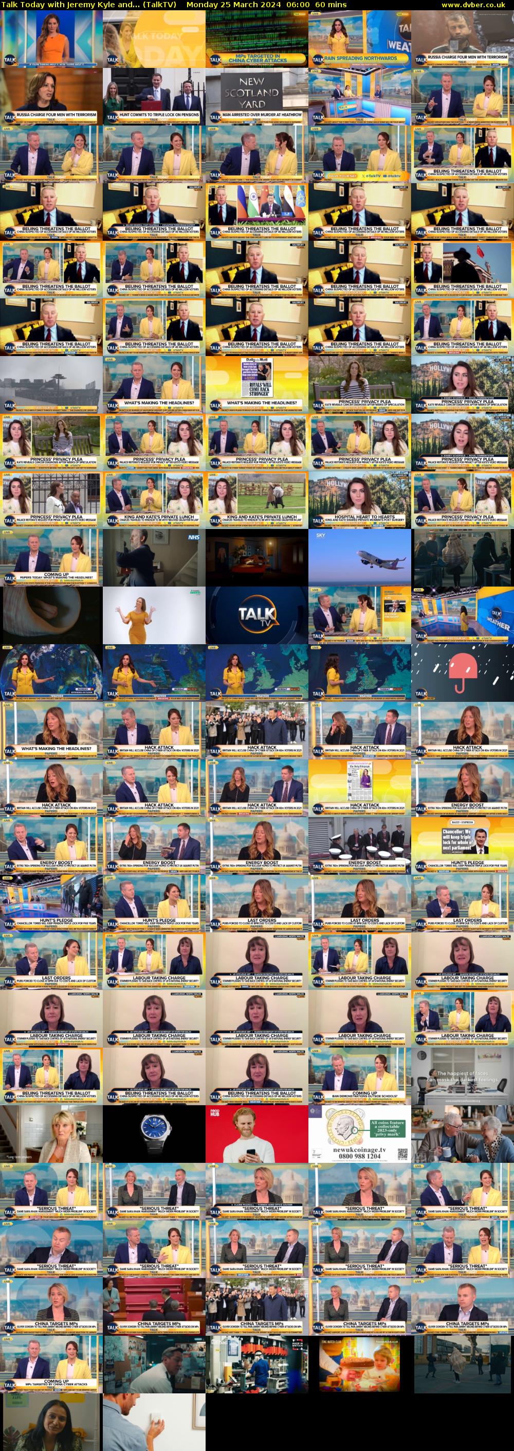 Talk Today with Jeremy Kyle and... (TalkTV) Monday 25 March 2024 06:00 - 07:00