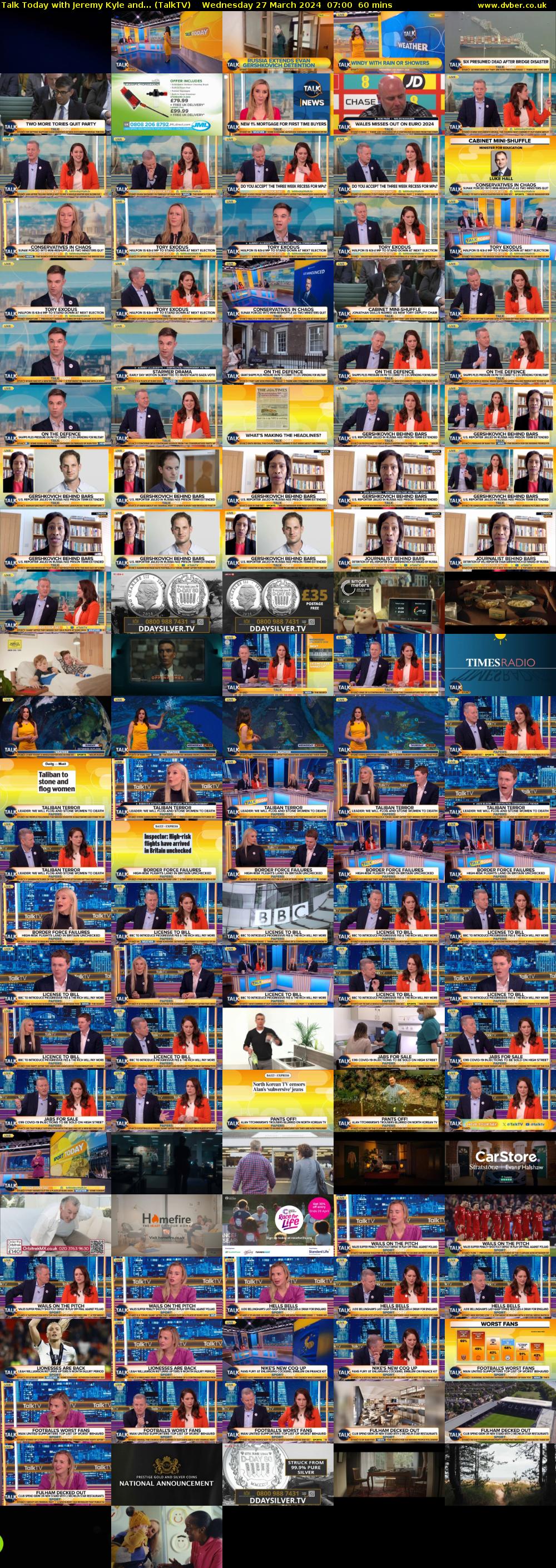 Talk Today with Jeremy Kyle and... (TalkTV) Wednesday 27 March 2024 07:00 - 08:00