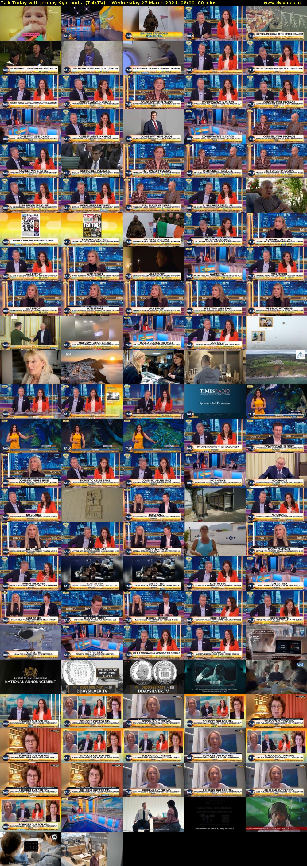 Talk Today with Jeremy Kyle and... (TalkTV) Wednesday 27 March 2024 08:00 - 09:00