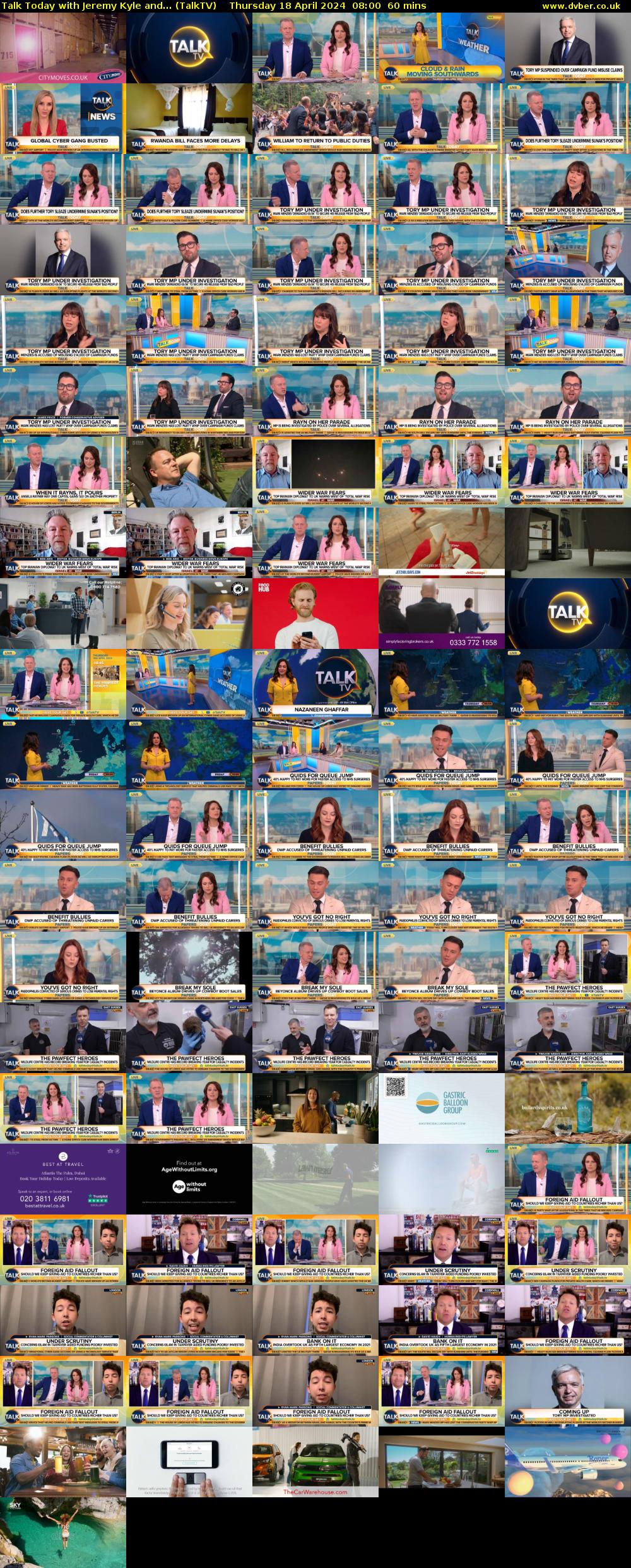 Talk Today with Jeremy Kyle and... (TalkTV) Thursday 18 April 2024 08:00 - 09:00