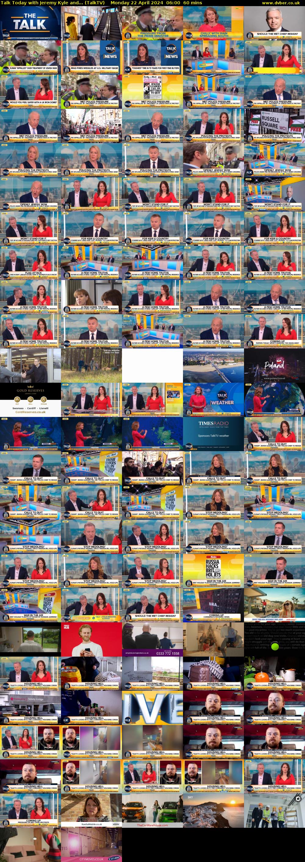 Talk Today with Jeremy Kyle and... (TalkTV) Monday 22 April 2024 06:00 - 07:00