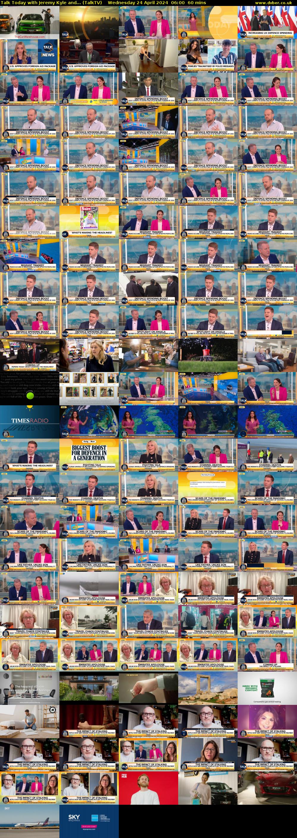 Talk Today with Jeremy Kyle and... (TalkTV) Wednesday 24 April 2024 06:00 - 07:00