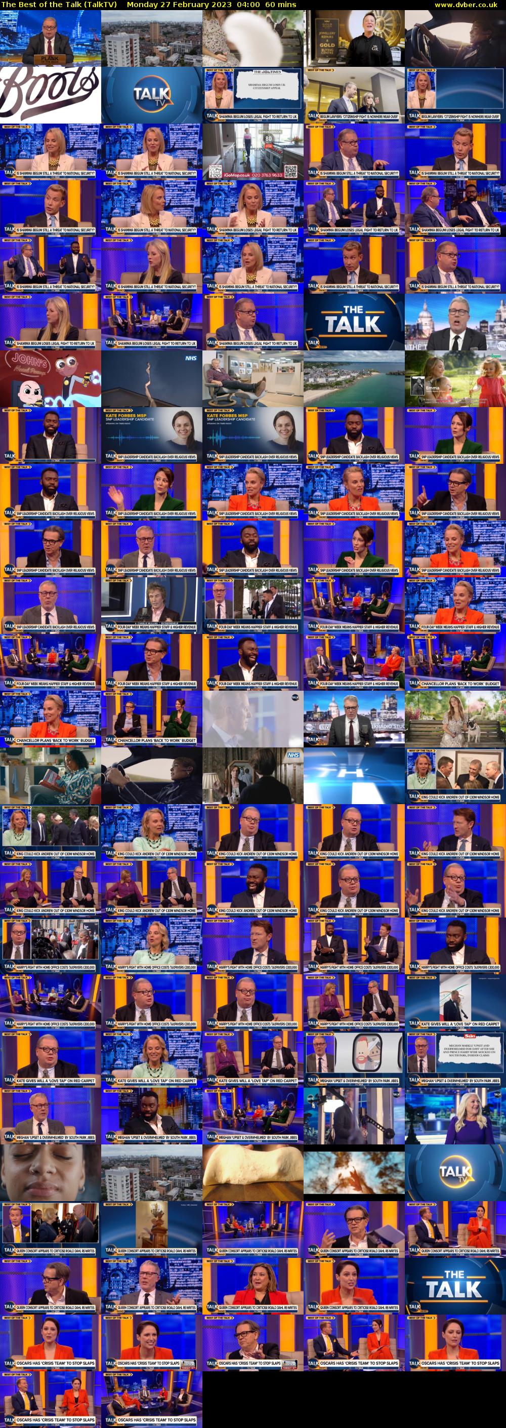 The Best of the Talk (TalkTV) Monday 27 February 2023 04:00 - 05:00