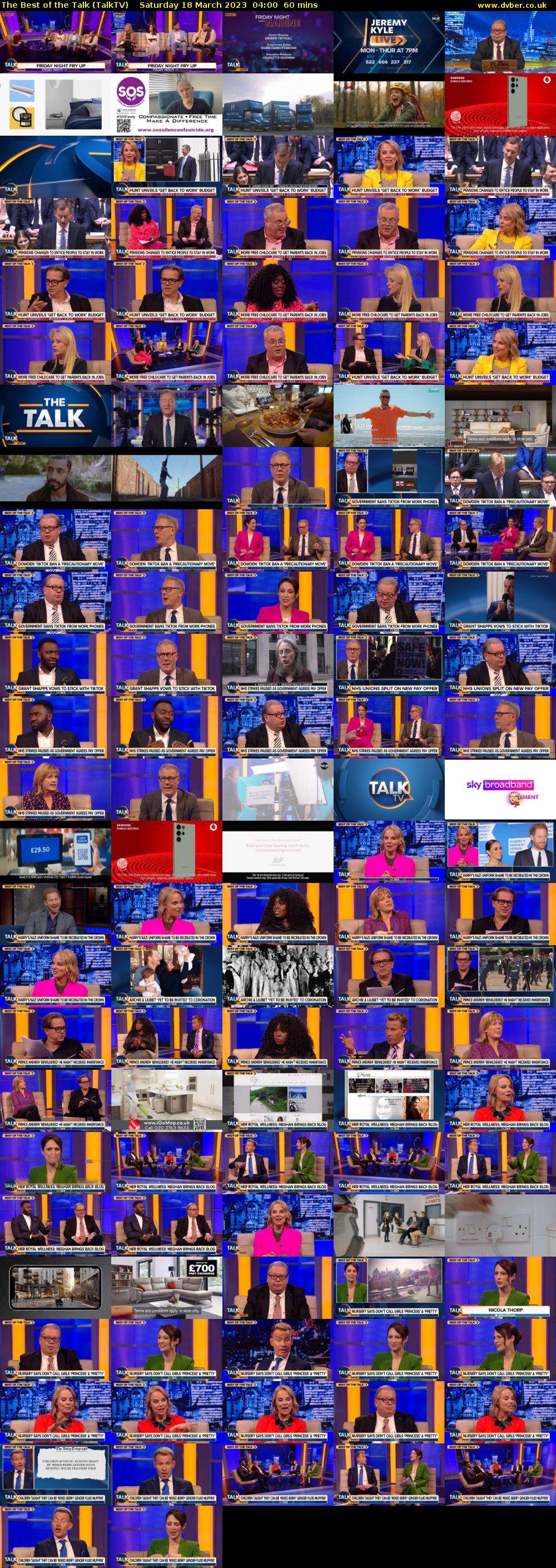 The Best of the Talk (TalkTV) Saturday 18 March 2023 04:00 - 05:00