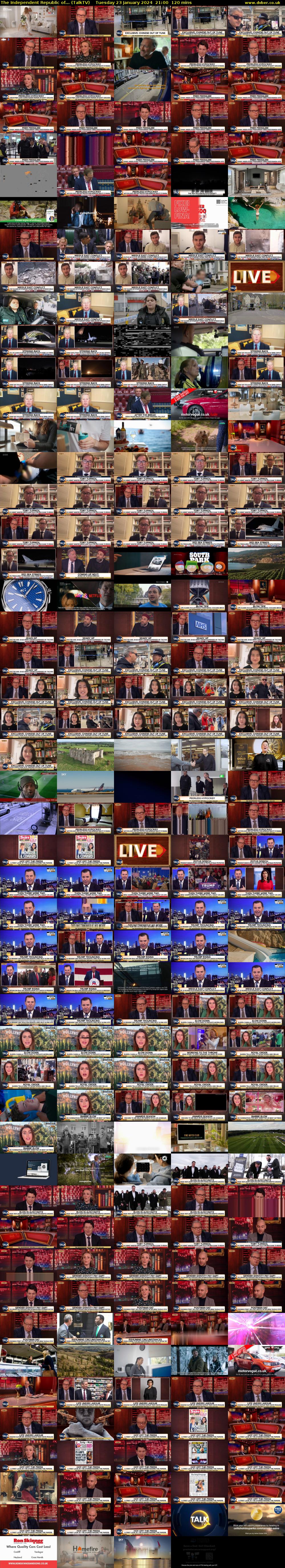 The Independent Republic of... (TalkTV) Tuesday 23 January 2024 21:00 - 23:00