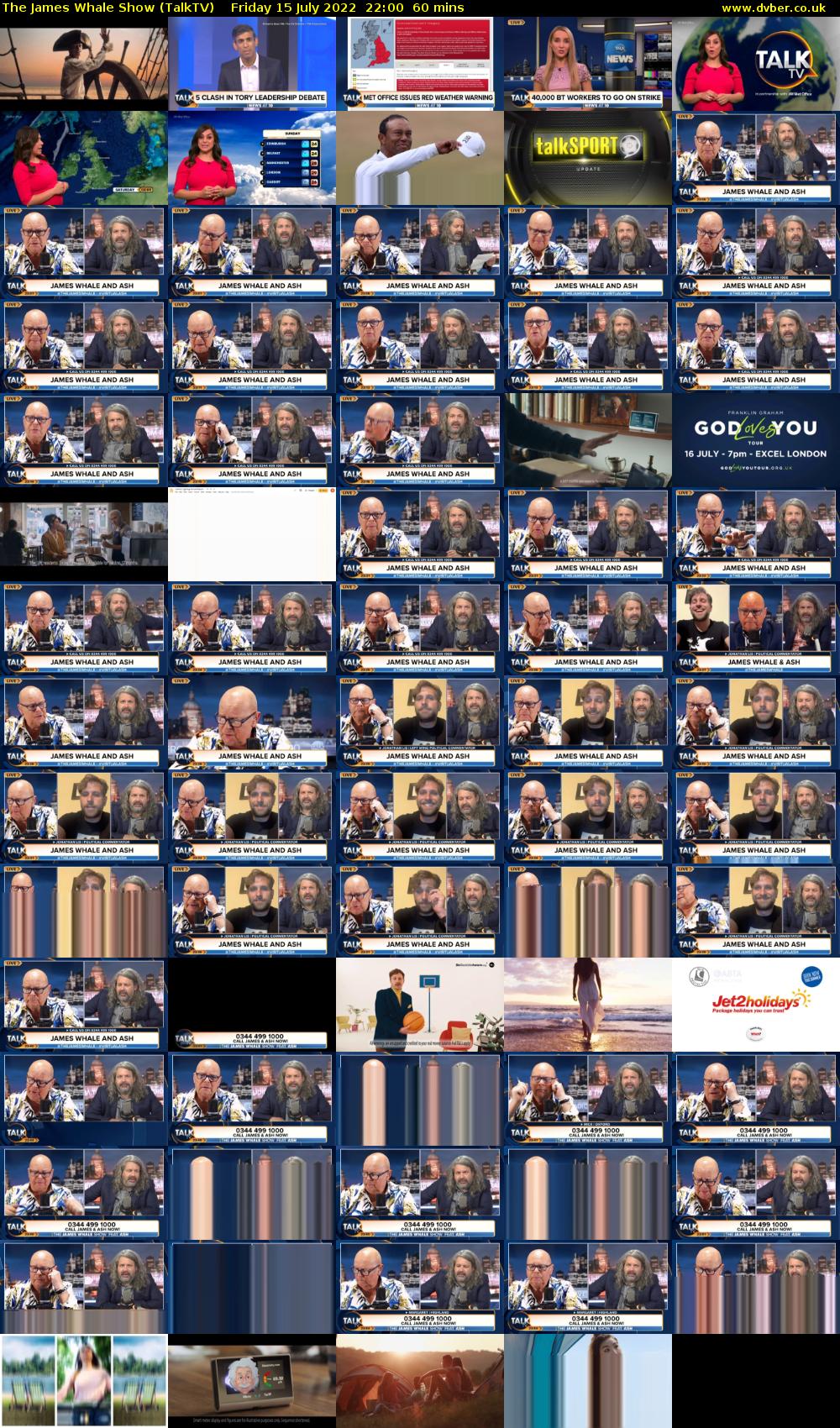 The James Whale Show (TalkTV) Friday 15 July 2022 22:00 - 23:00