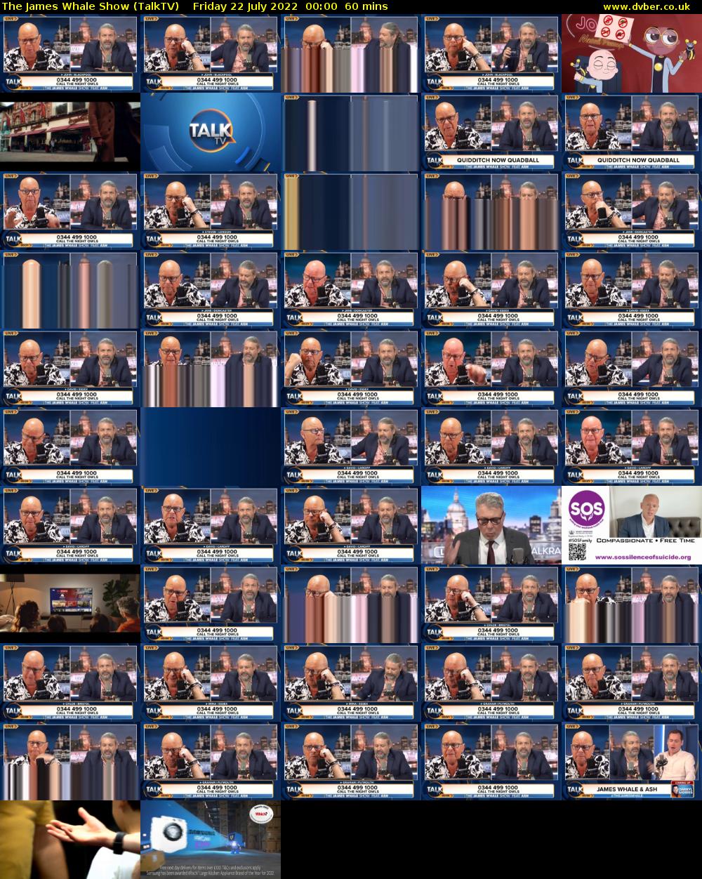 The James Whale Show (TalkTV) Friday 22 July 2022 00:00 - 01:00