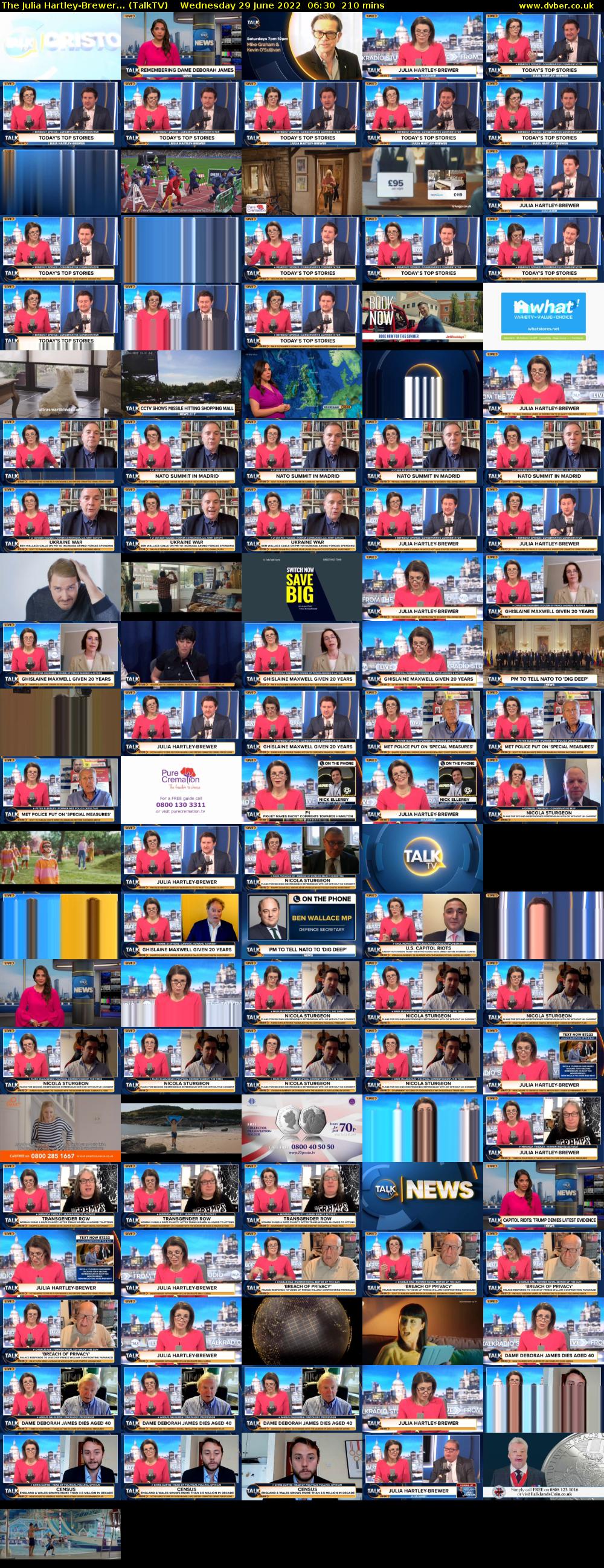 The Julia Hartley-Brewer... (TalkTV) Wednesday 29 June 2022 06:30 - 10:00