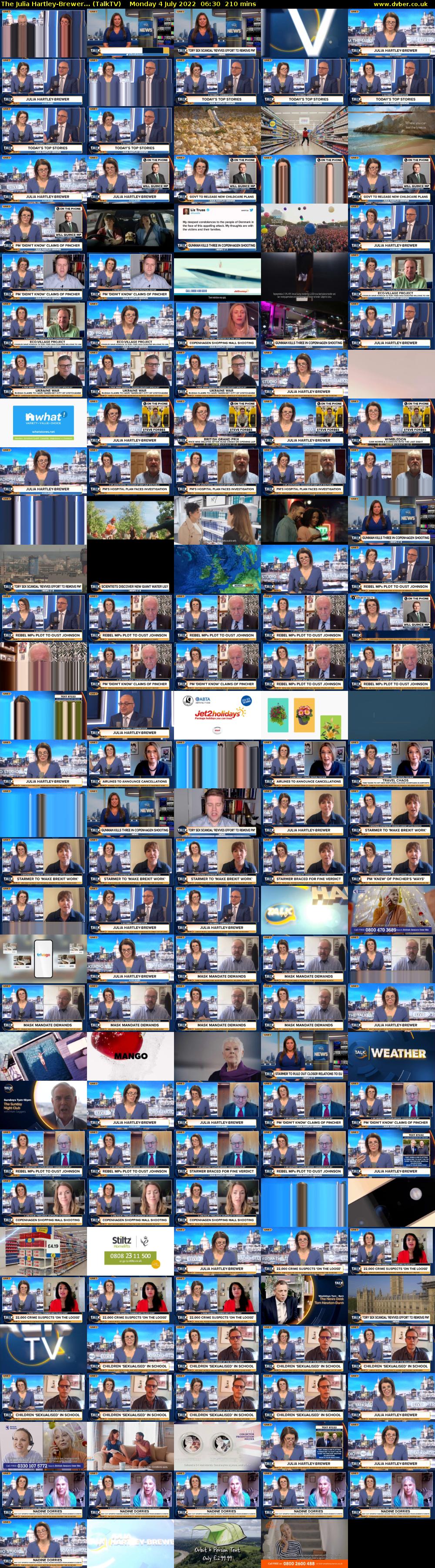 The Julia Hartley-Brewer... (TalkTV) Monday 4 July 2022 06:30 - 10:00