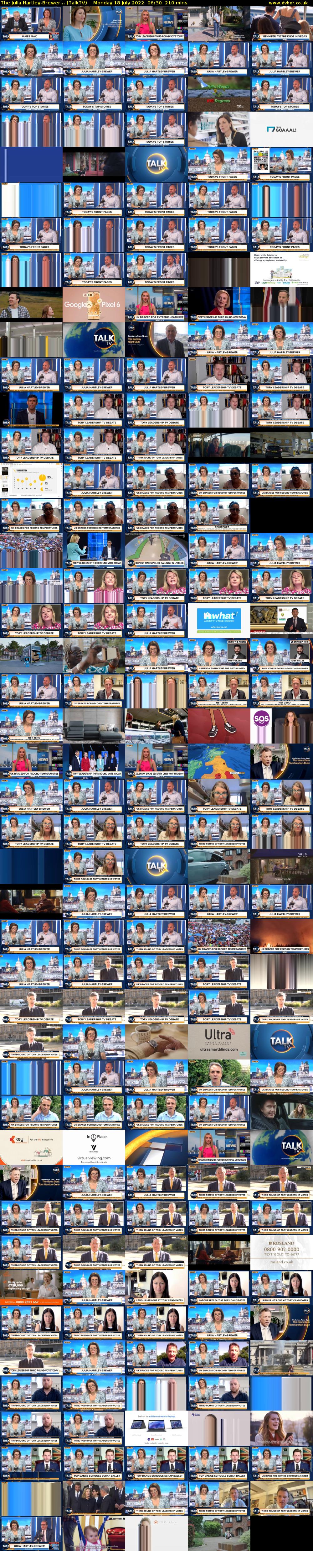 The Julia Hartley-Brewer... (TalkTV) Monday 18 July 2022 06:30 - 10:00