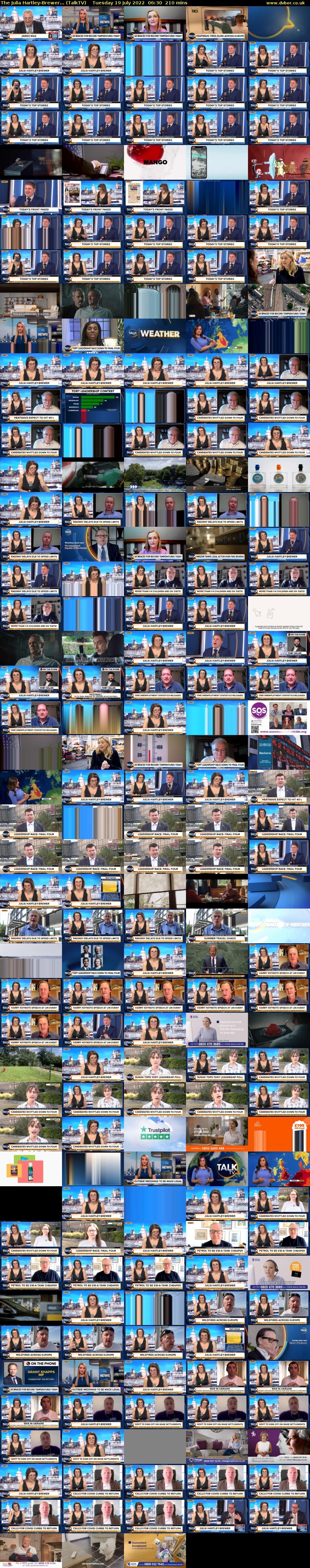 The Julia Hartley-Brewer... (TalkTV) Tuesday 19 July 2022 06:30 - 10:00