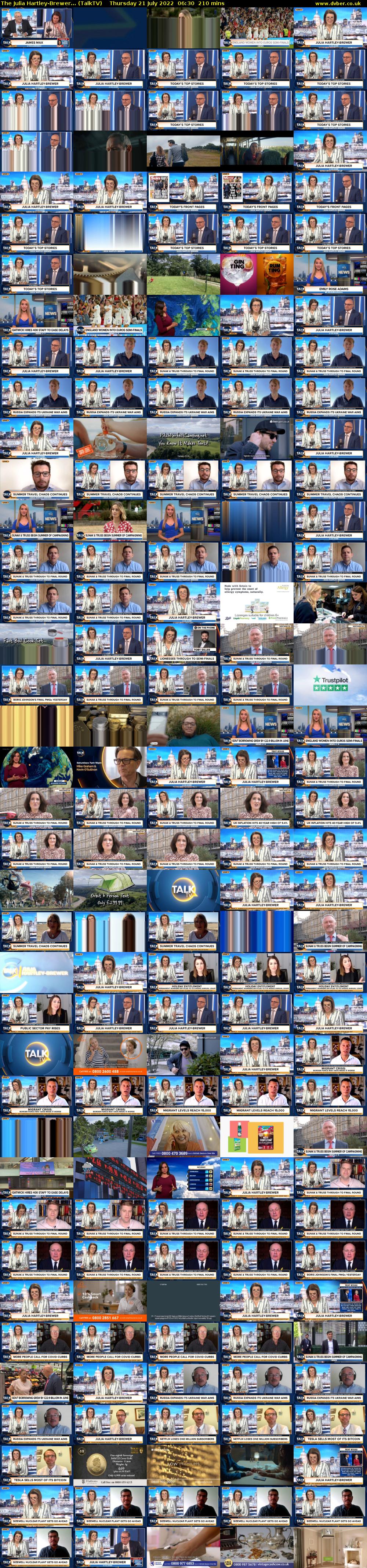 The Julia Hartley-Brewer... (TalkTV) Thursday 21 July 2022 06:30 - 10:00