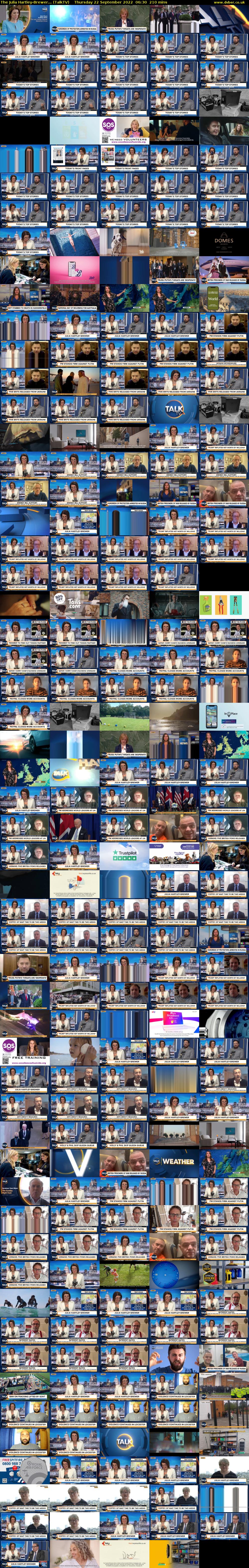 The Julia Hartley-Brewer... (TalkTV) Thursday 22 September 2022 06:30 - 10:00