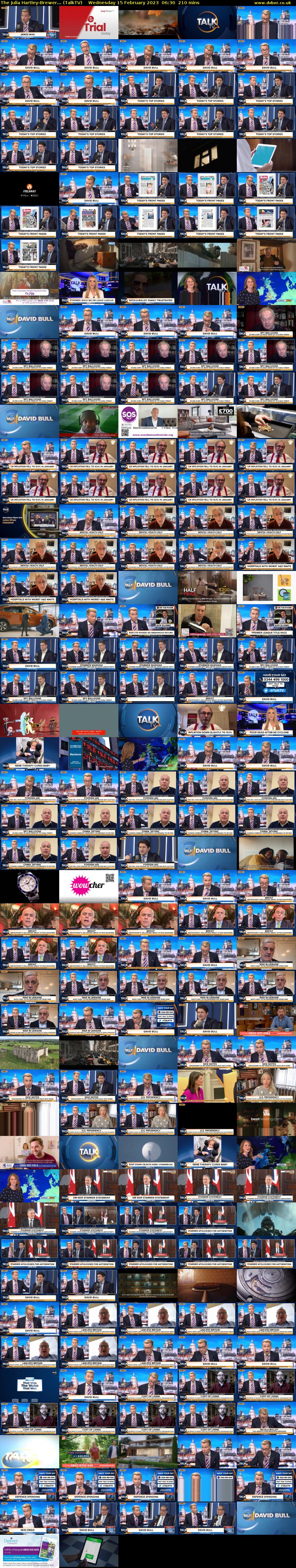 The Julia Hartley-Brewer... (TalkTV) Wednesday 15 February 2023 06:30 - 10:00