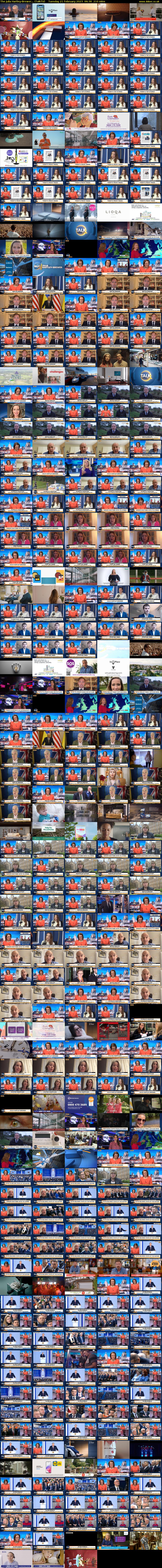 The Julia Hartley-Brewer... (TalkTV) Tuesday 21 February 2023 06:30 - 10:00