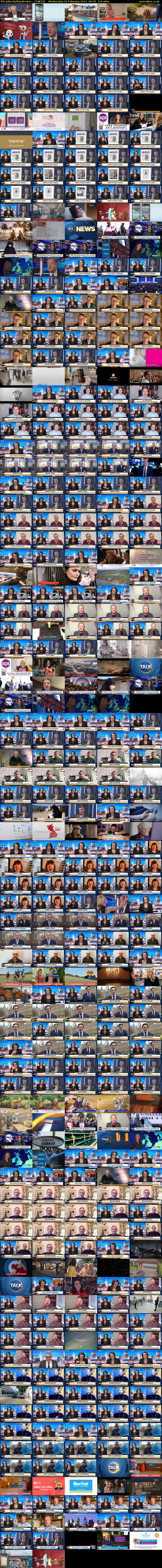 The Julia Hartley-Brewer... (TalkTV) Wednesday 22 February 2023 06:30 - 10:00