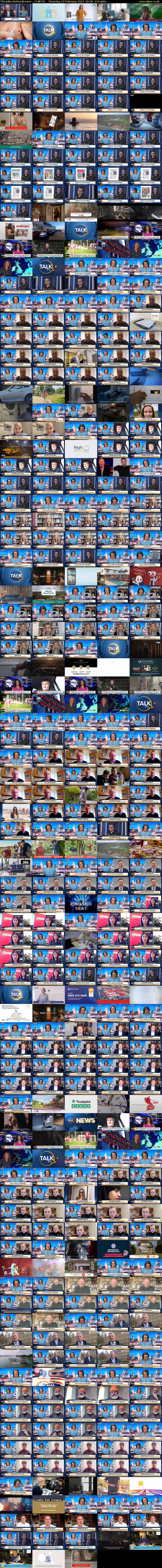 The Julia Hartley-Brewer... (TalkTV) Thursday 23 February 2023 06:30 - 10:00