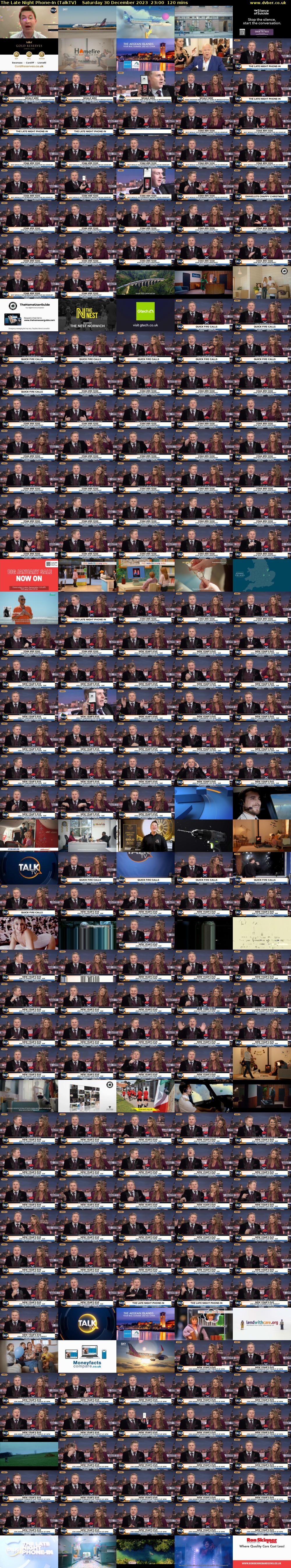 The Late Night Phone-In (TalkTV) Saturday 30 December 2023 23:00 - 01:00