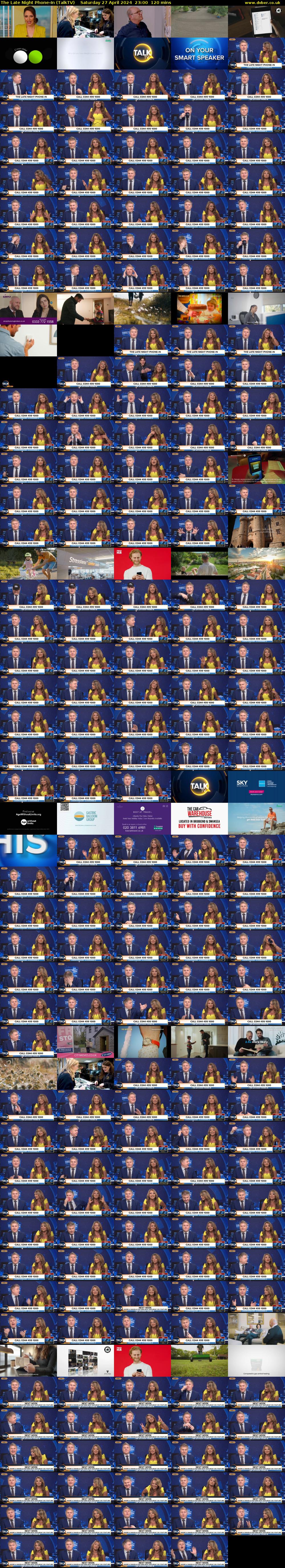 The Late Night Phone-In (TalkTV) Saturday 27 April 2024 23:00 - 01:00