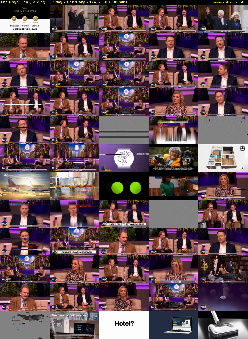 The Royal Tea (TalkTV) Friday 2 February 2024 21:00 - 21:30