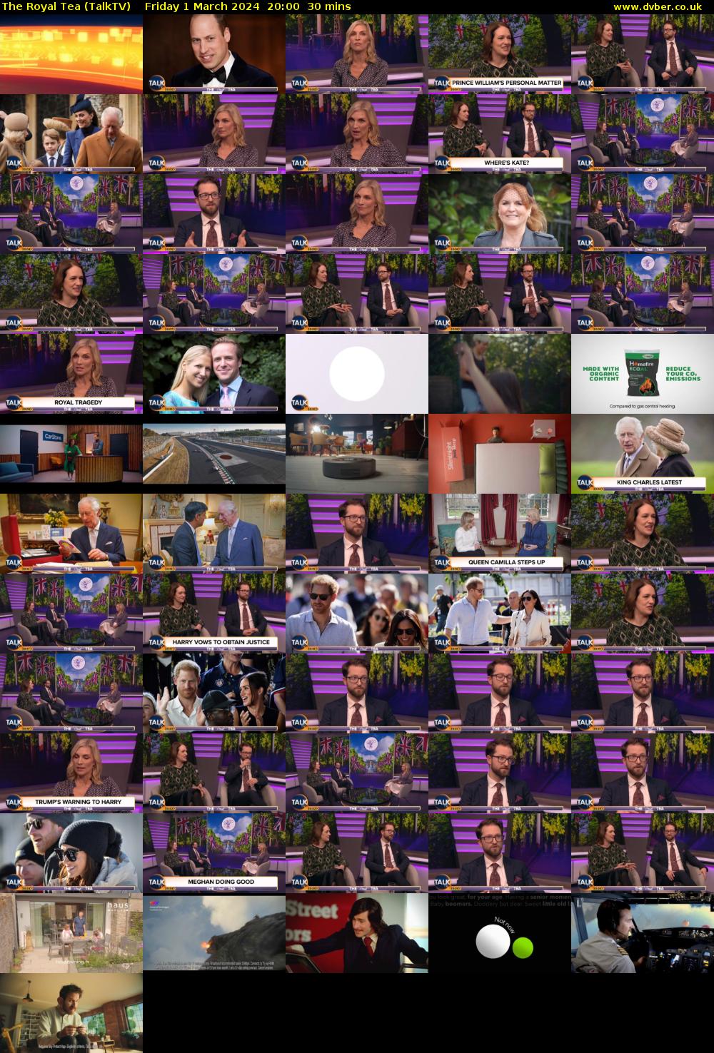 The Royal Tea (TalkTV) Friday 1 March 2024 20:00 - 20:30