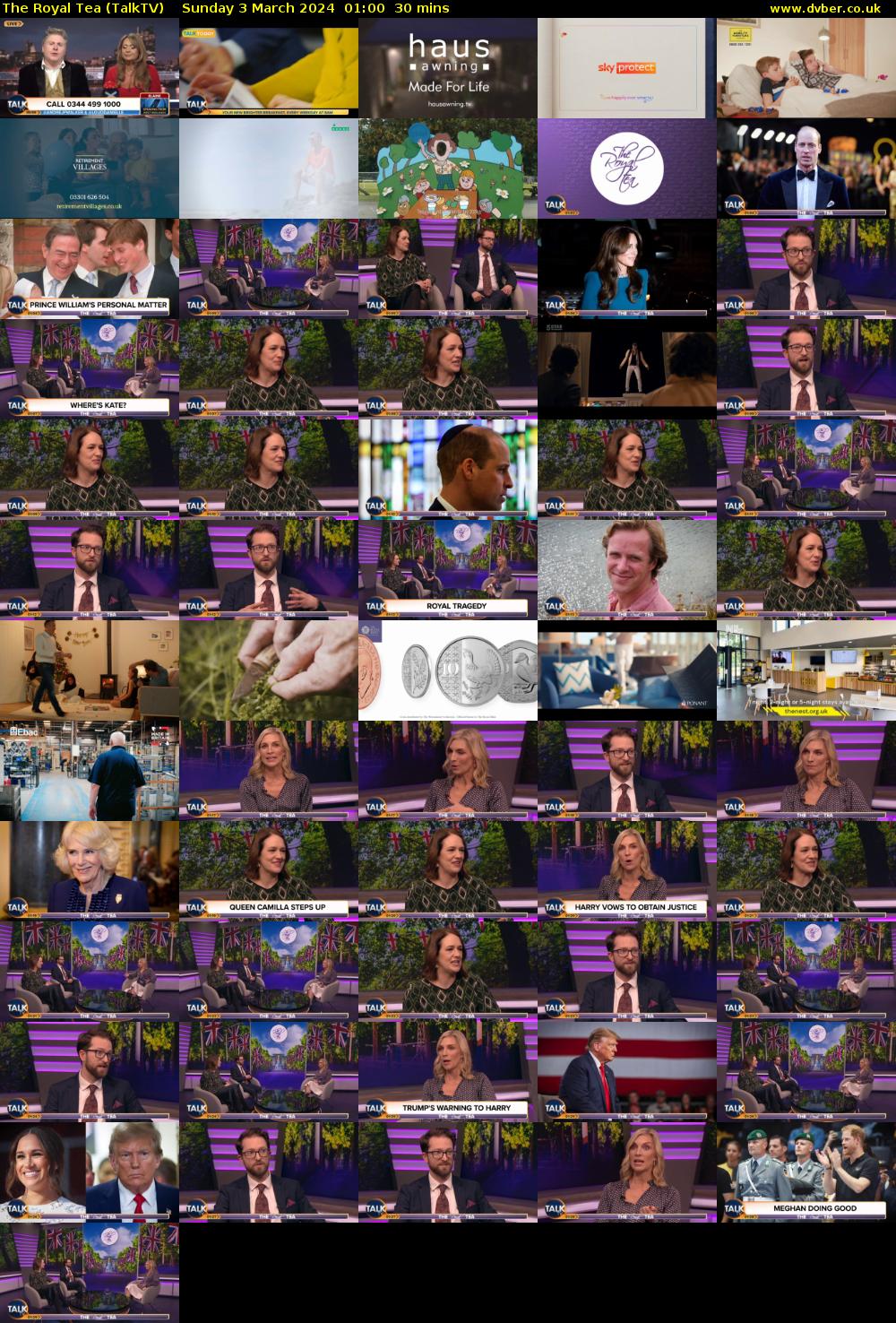 The Royal Tea (TalkTV) Sunday 3 March 2024 01:00 - 01:30
