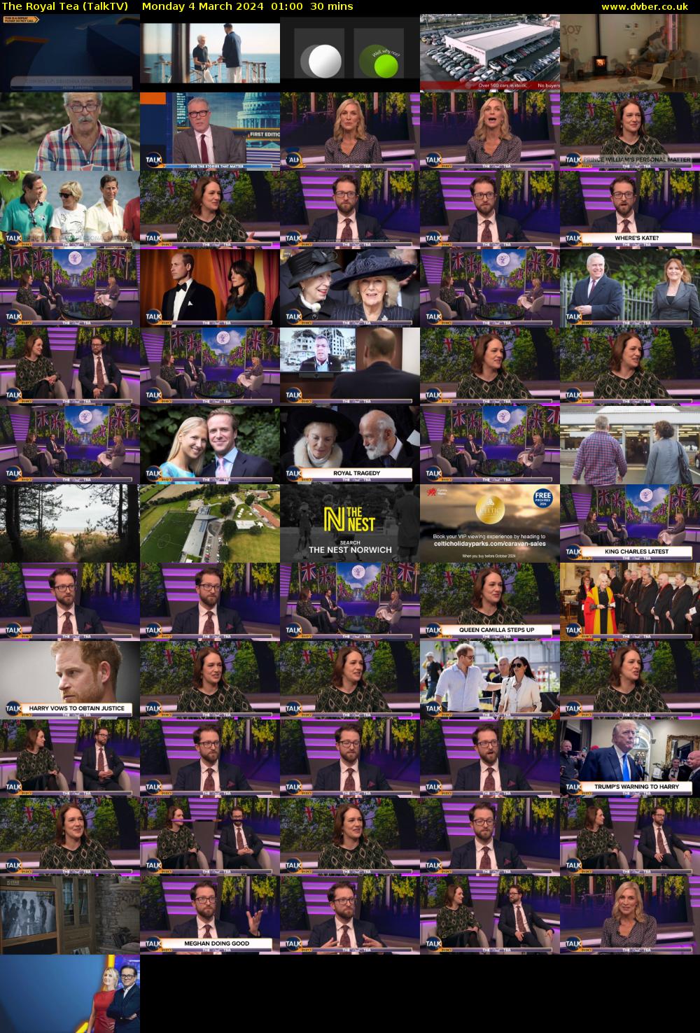 The Royal Tea (TalkTV) Monday 4 March 2024 01:00 - 01:30