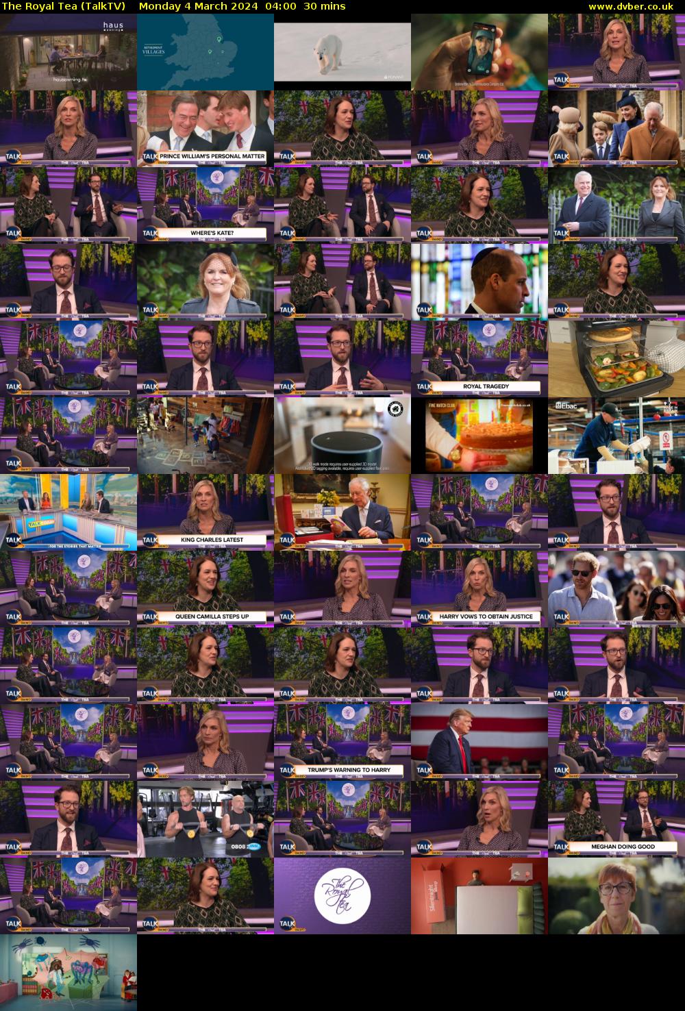 The Royal Tea (TalkTV) Monday 4 March 2024 04:00 - 04:30