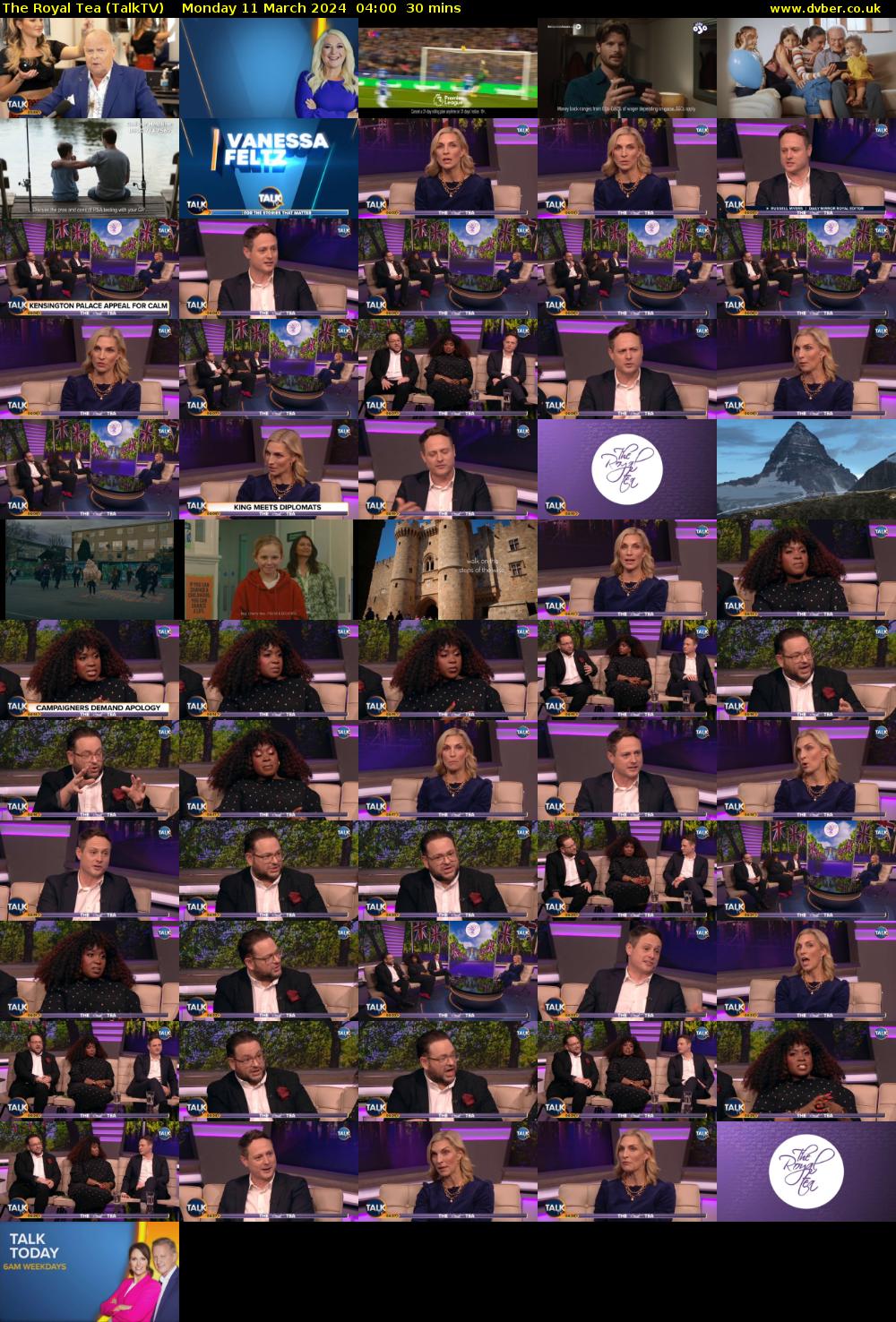 The Royal Tea (TalkTV) Monday 11 March 2024 04:00 - 04:30