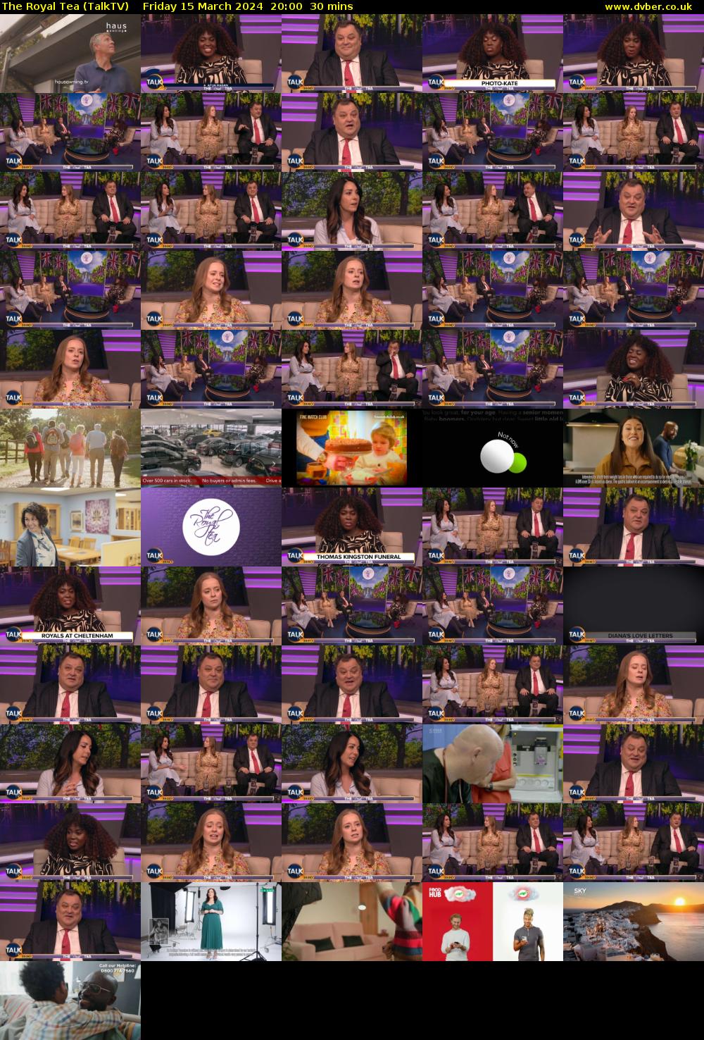 The Royal Tea (TalkTV) Friday 15 March 2024 20:00 - 20:30