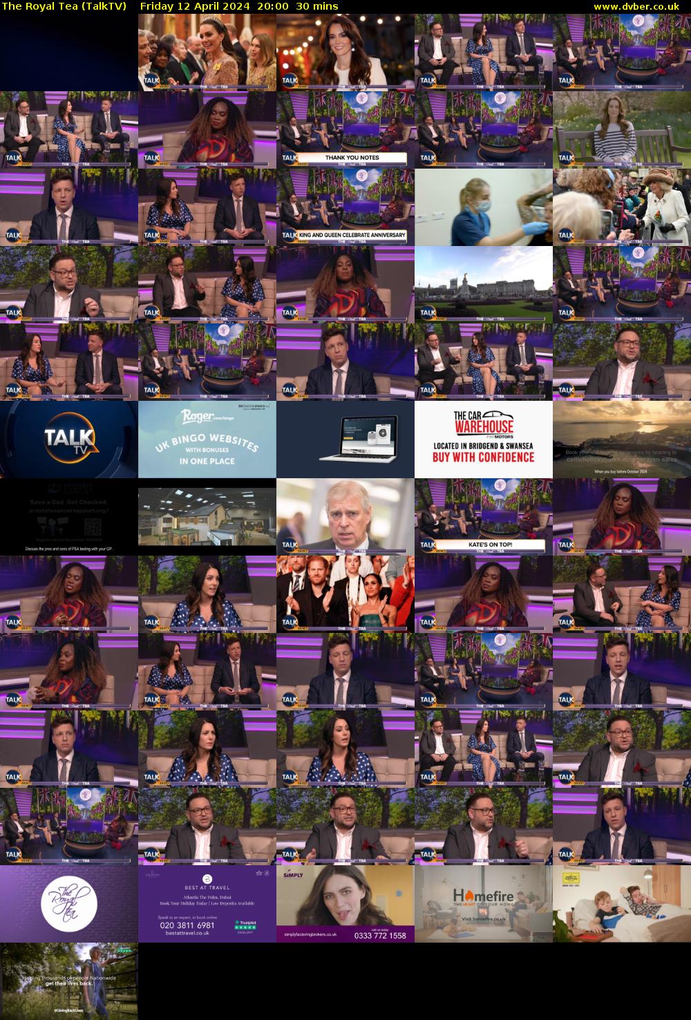 The Royal Tea (TalkTV) Friday 12 April 2024 20:00 - 20:30