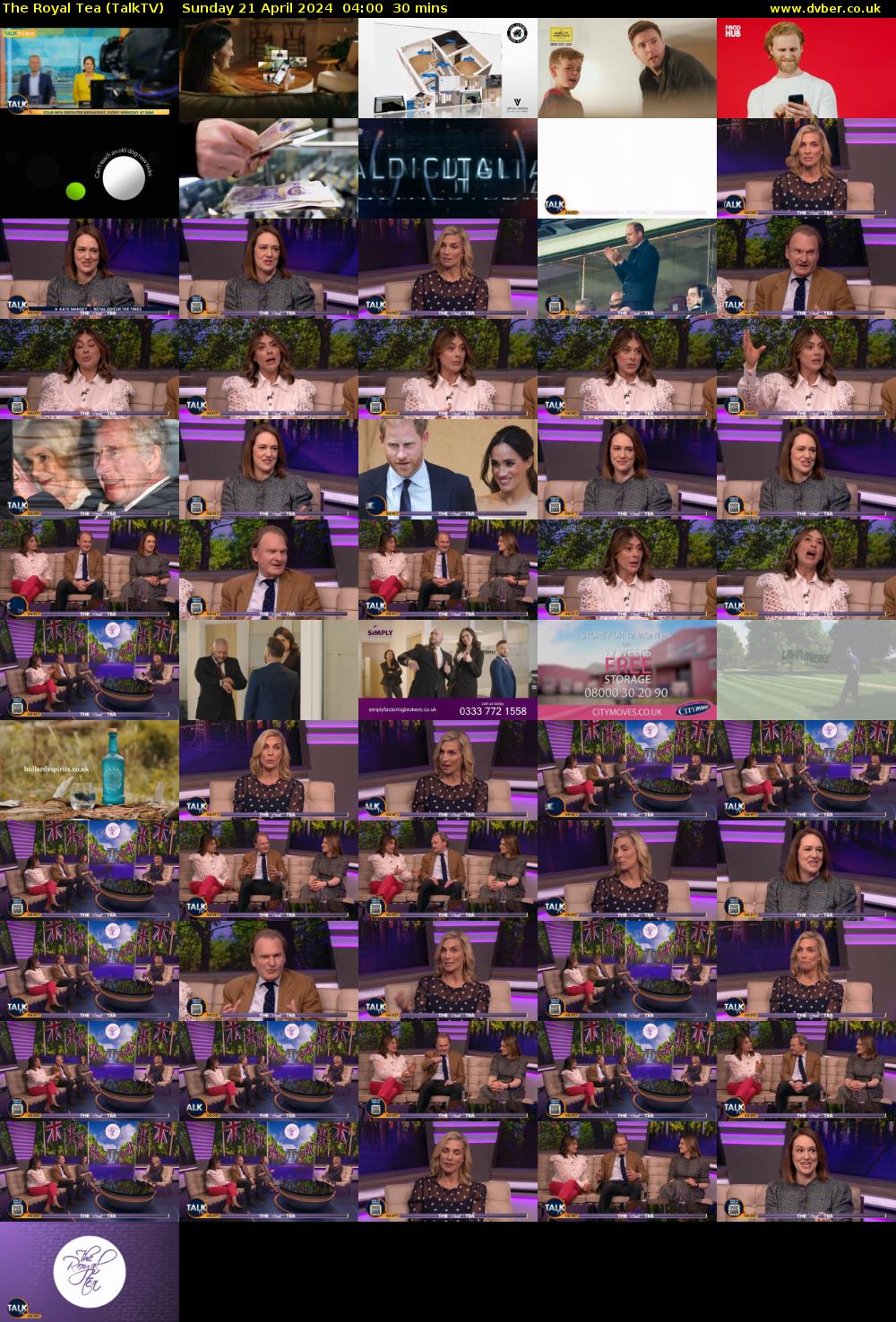 The Royal Tea (TalkTV) Sunday 21 April 2024 04:00 - 04:30
