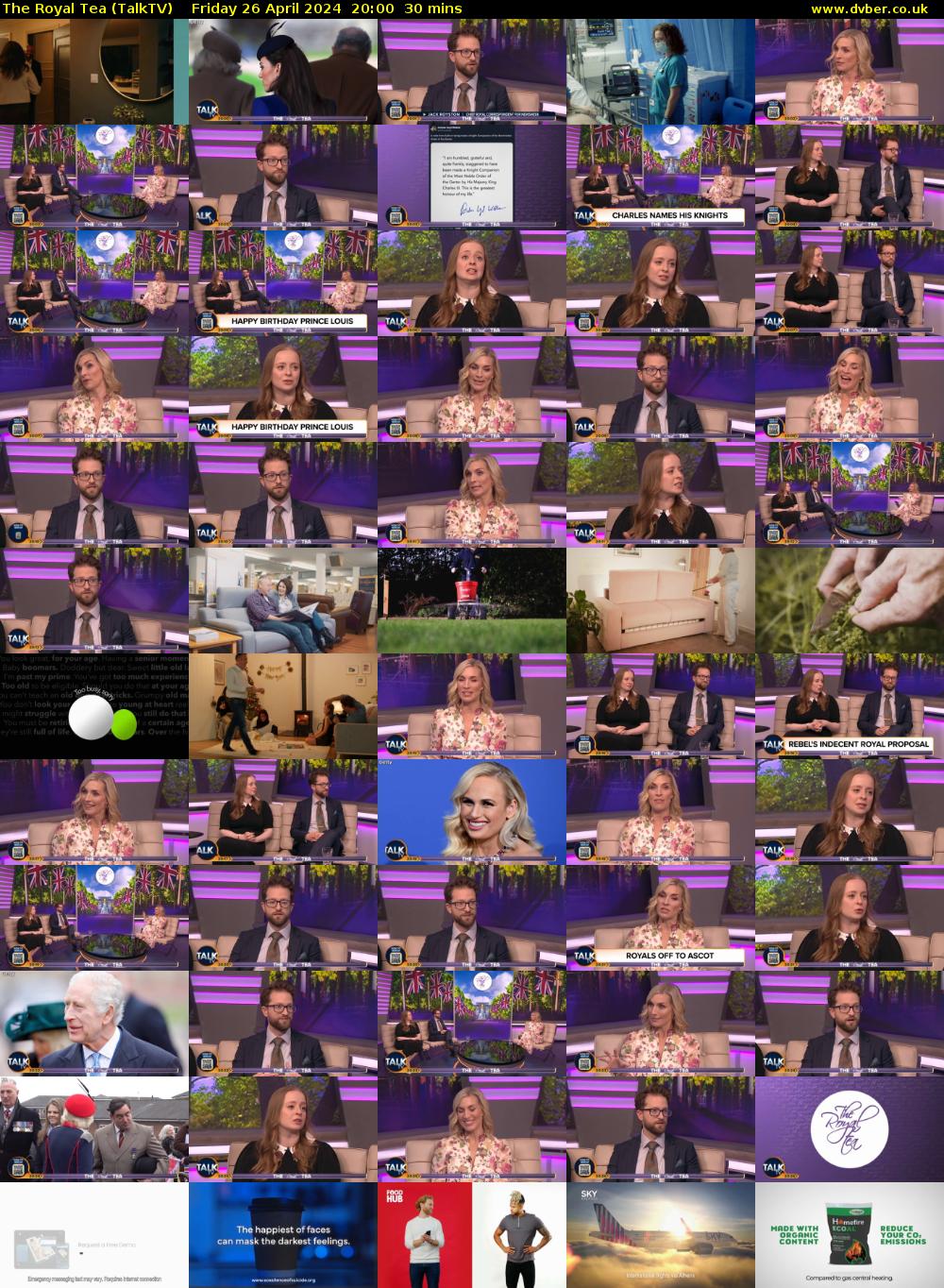 The Royal Tea (TalkTV) Friday 26 April 2024 20:00 - 20:30