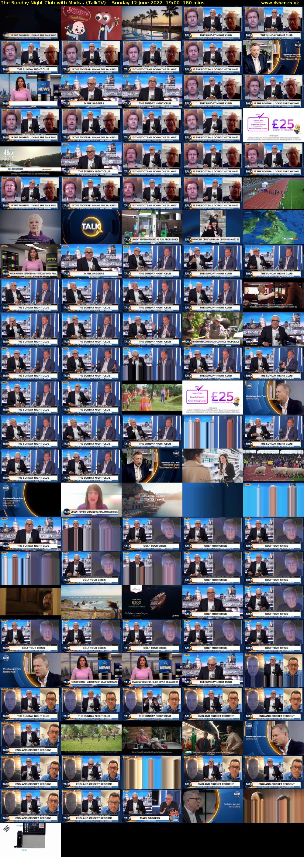 The Sunday Night Club with Mark... (TalkTV) Sunday 12 June 2022 19:00 - 22:00