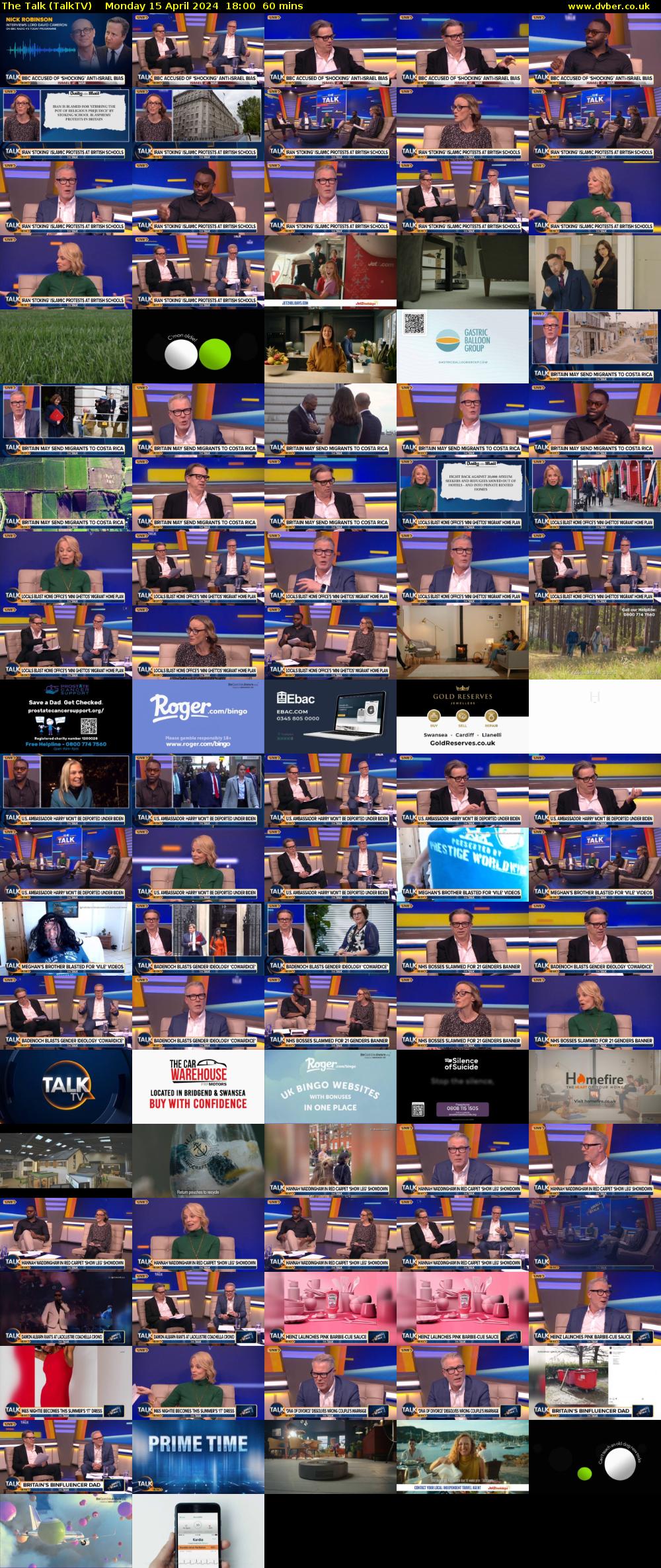 The Talk (TalkTV) Monday 15 April 2024 18:00 - 19:00