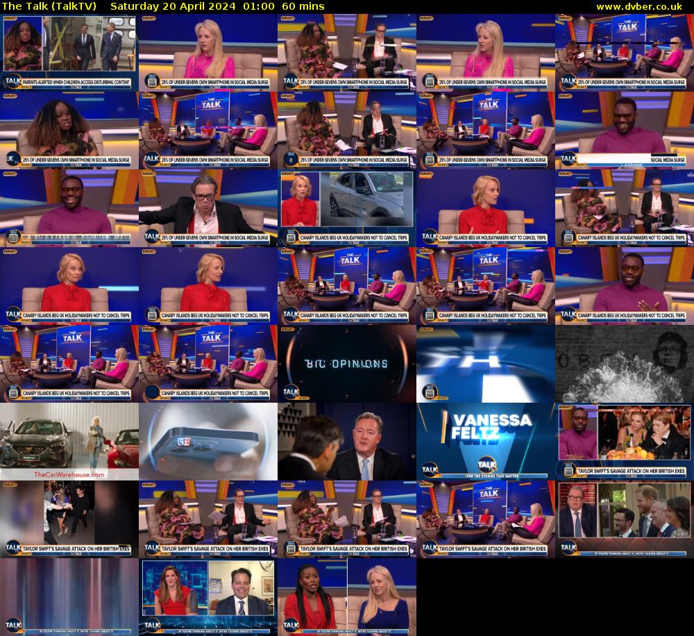 The Talk (TalkTV) Saturday 20 April 2024 01:00 - 02:00