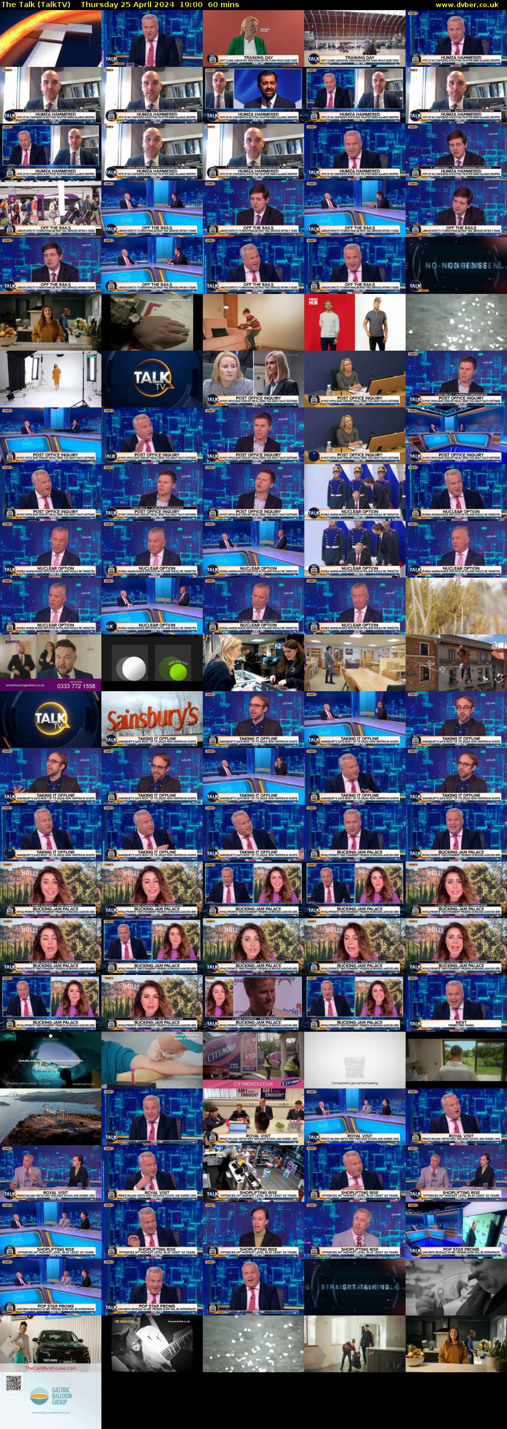 The Talk (TalkTV) Thursday 25 April 2024 19:00 - 20:00