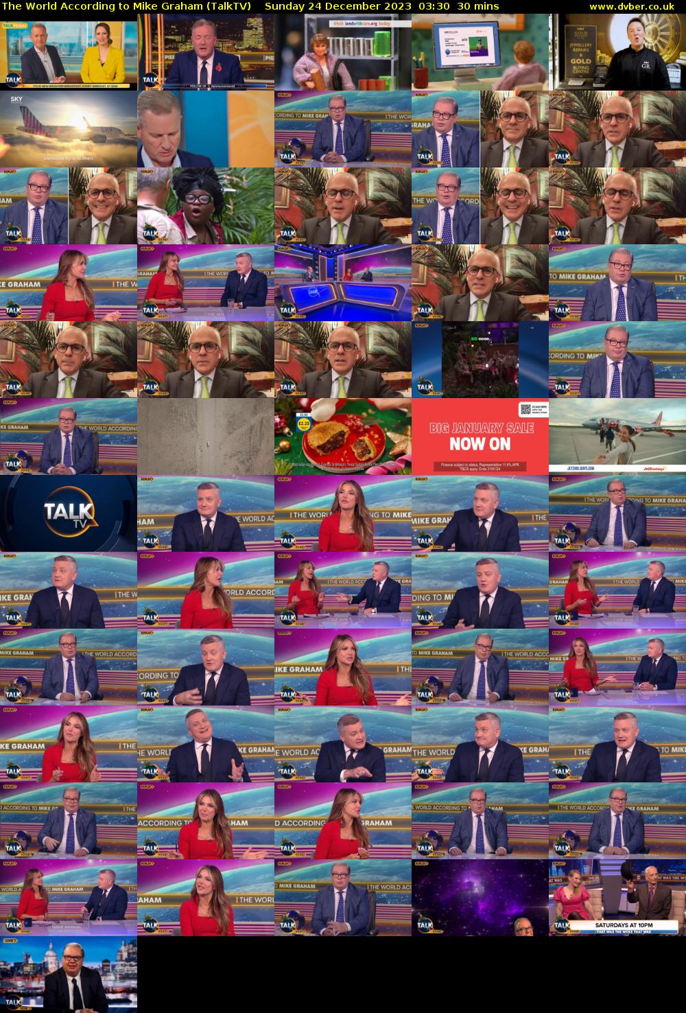 The World According to Mike Graham (TalkTV) Sunday 24 December 2023 03:30 - 04:00