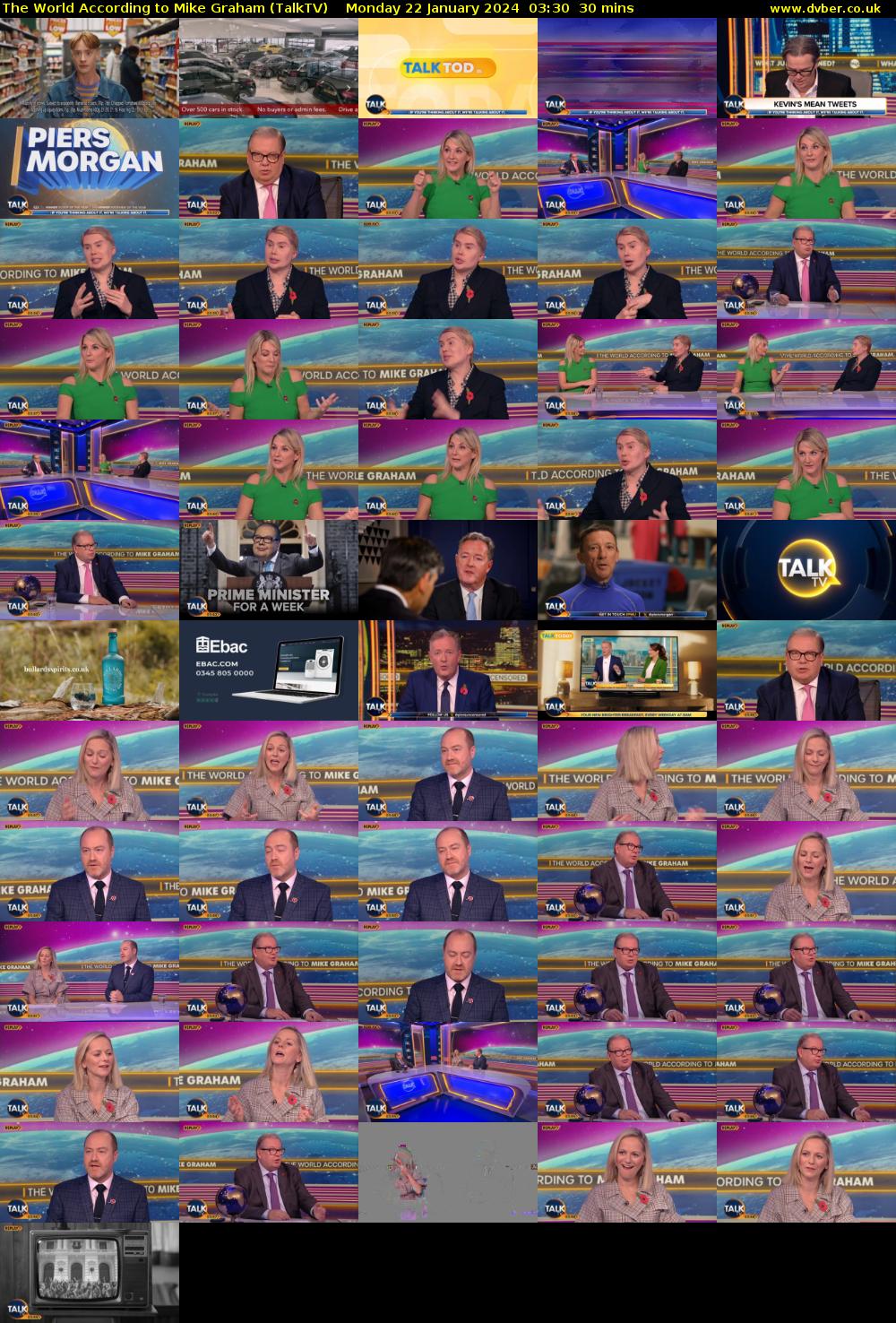 The World According to Mike Graham (TalkTV) Monday 22 January 2024 03:30 - 04:00