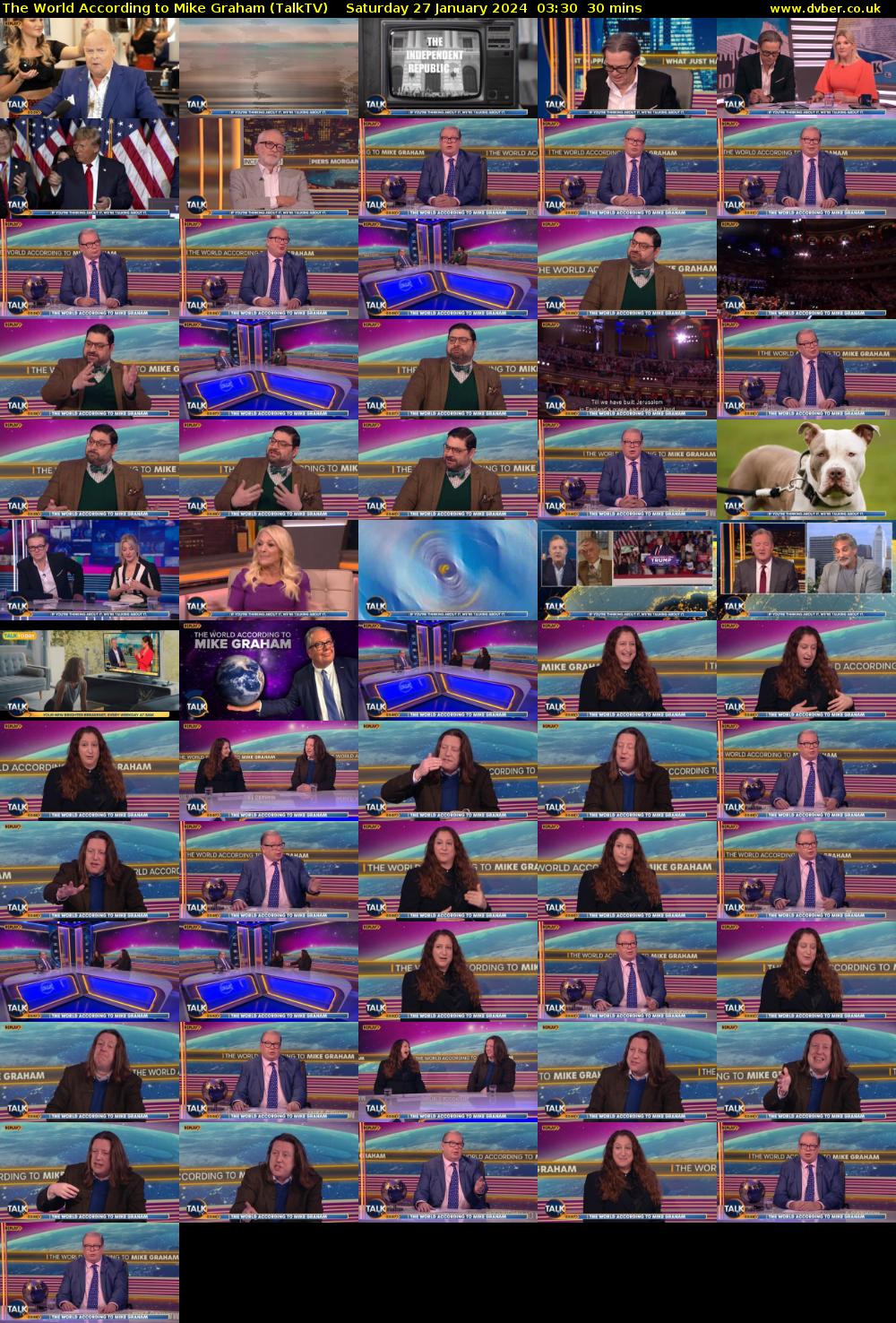 The World According to Mike Graham (TalkTV) Saturday 27 January 2024 03:30 - 04:00