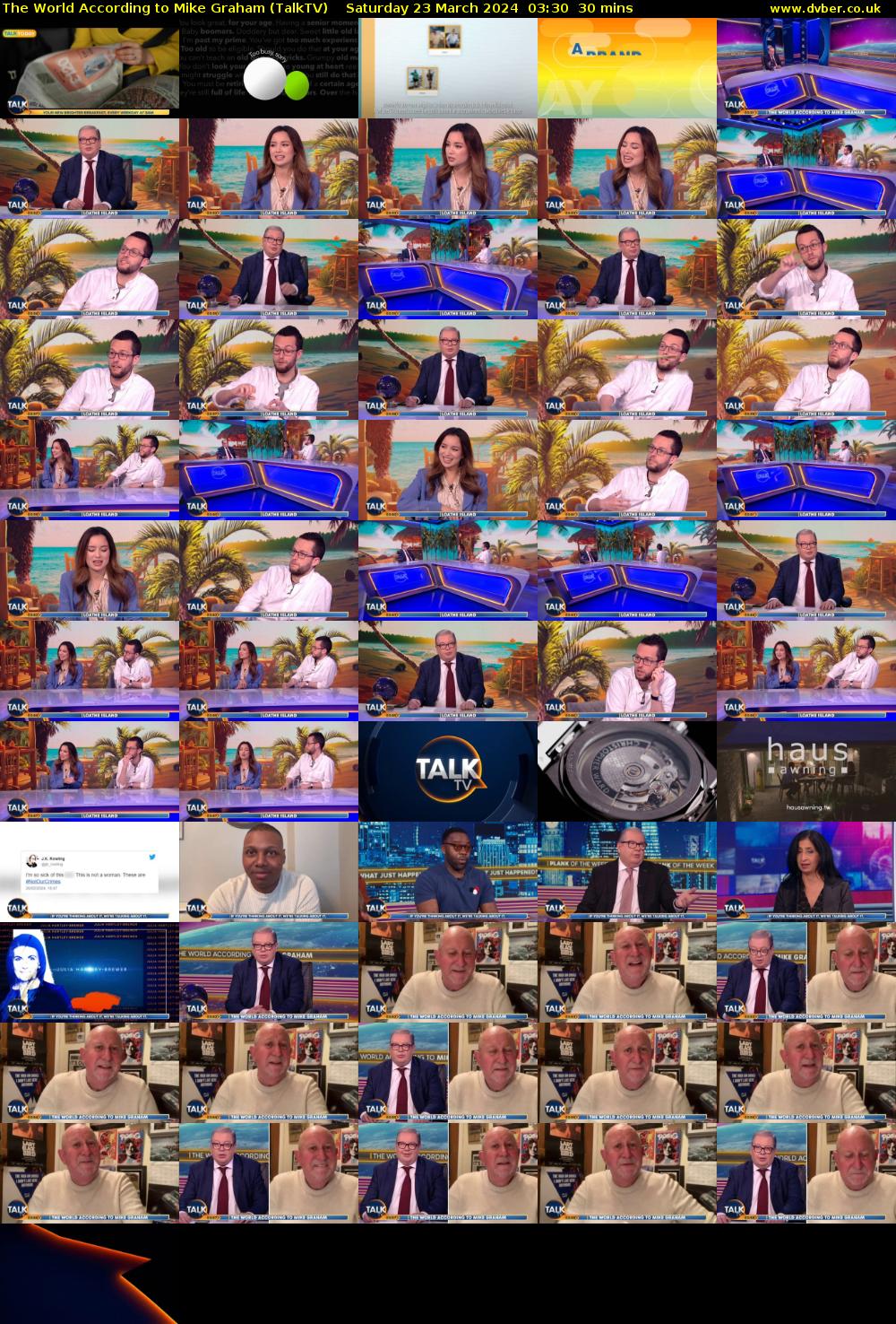 The World According to Mike Graham (TalkTV) Saturday 23 March 2024 03:30 - 04:00