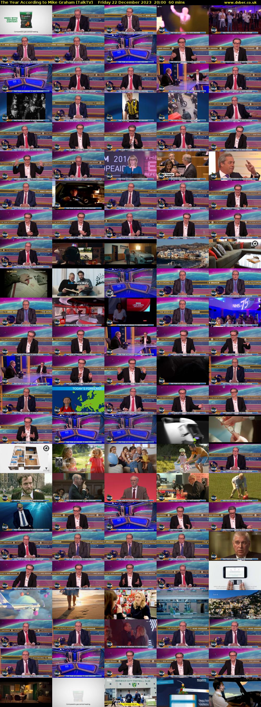 The Year According to Mike Graham (TalkTV) Friday 22 December 2023 20:00 - 21:00
