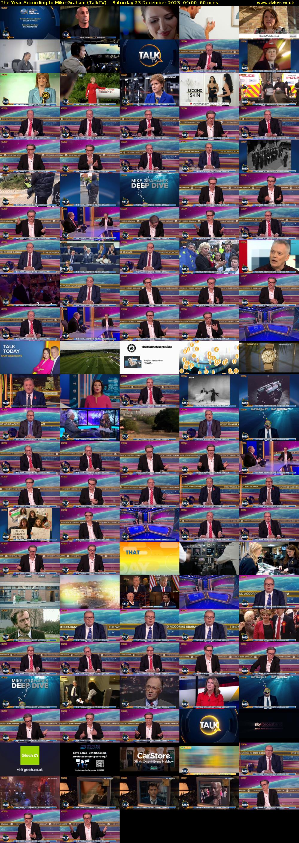 The Year According to Mike Graham (TalkTV) Saturday 23 December 2023 04:00 - 05:00