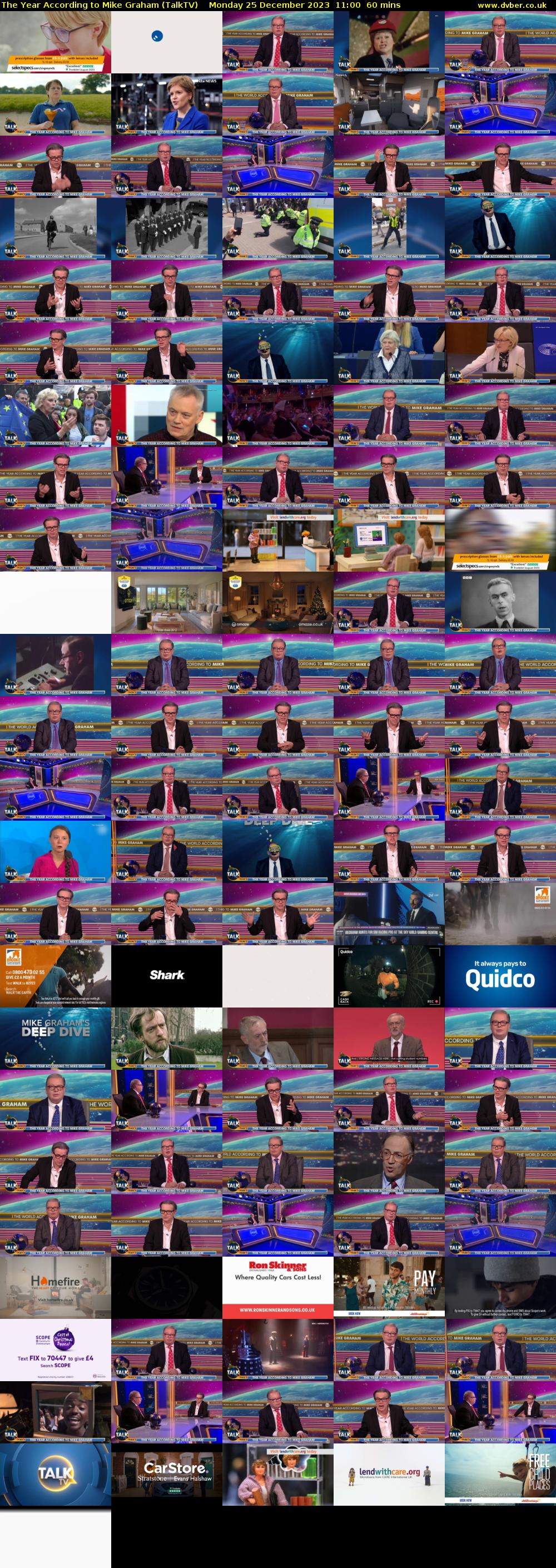 The Year According to Mike Graham (TalkTV) Monday 25 December 2023 11:00 - 12:00
