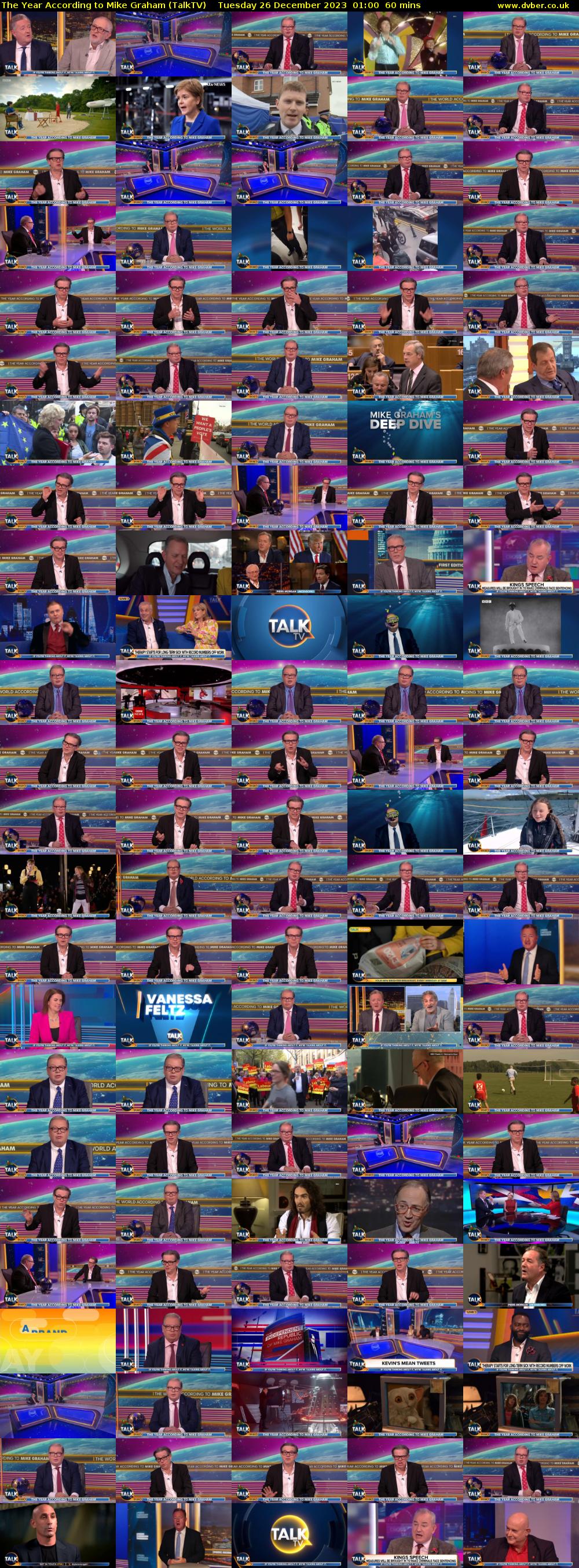 The Year According to Mike Graham (TalkTV) Tuesday 26 December 2023 01:00 - 02:00